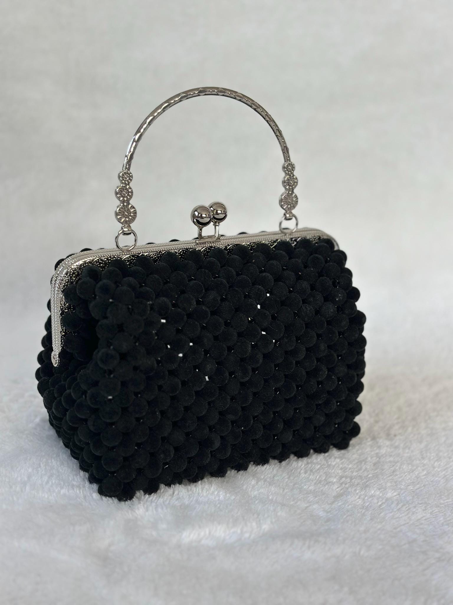 [Urbanic30] Glitter Hand Knitted Bag (Black) ☆ BAGS – URBANIC30