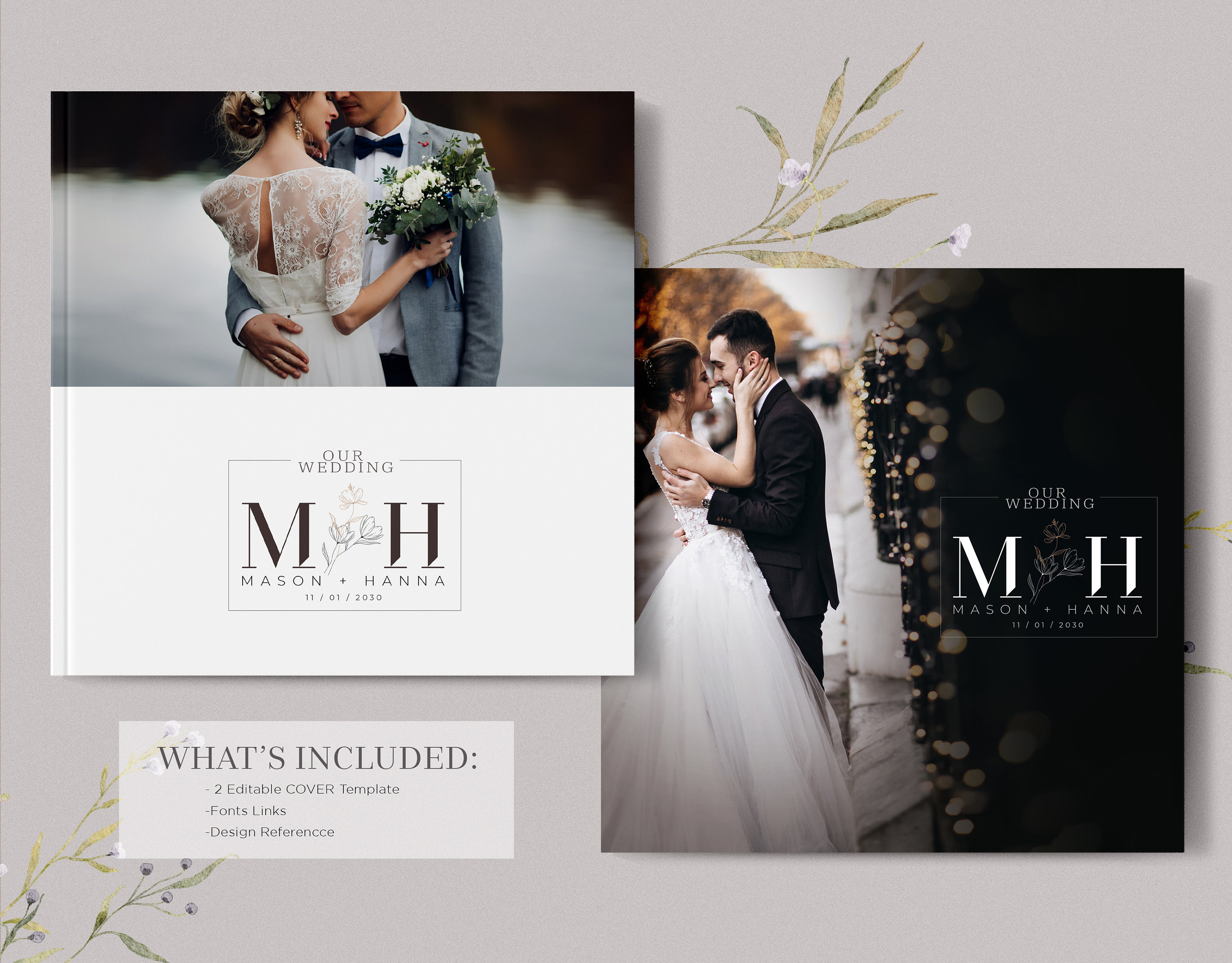 Wedding Album Cover PSD Free Download - PSDPIX.COM