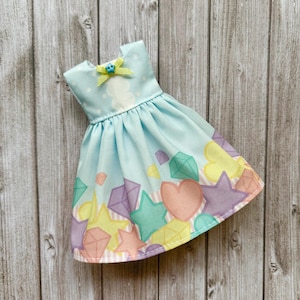 pale blue pastel kawaii dress for pullip and blythe doll