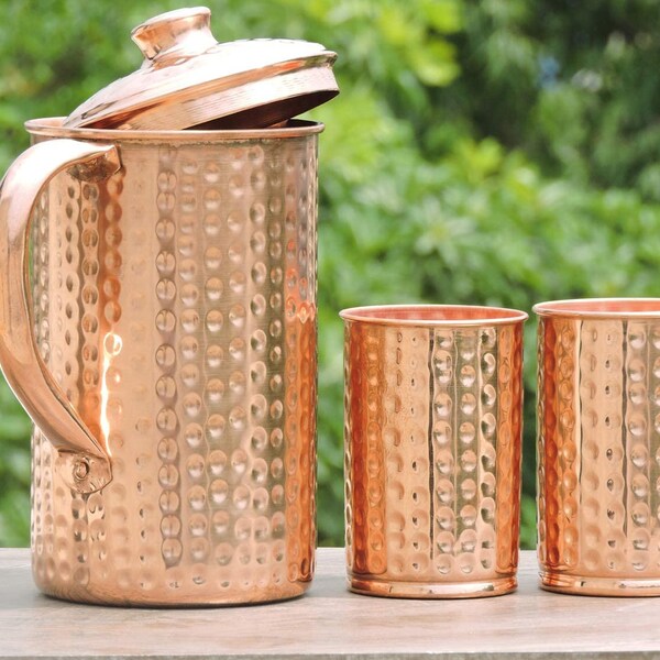 Copper Pitcher Etsy