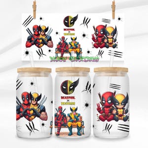 DP, Boîte en verre de 16 oz PNG, Conception de boîte en verre, Motifs par sublimation, Conception UVDTF, Dessin animé Libbey Png, Téléchargement numérique