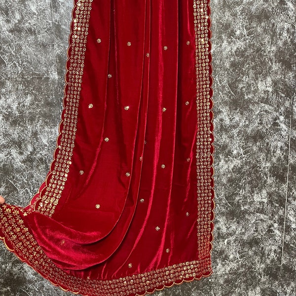 shawl type dupatta