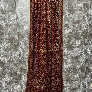 Maroon Wedding stole/Dupatta in Glitter Work.
