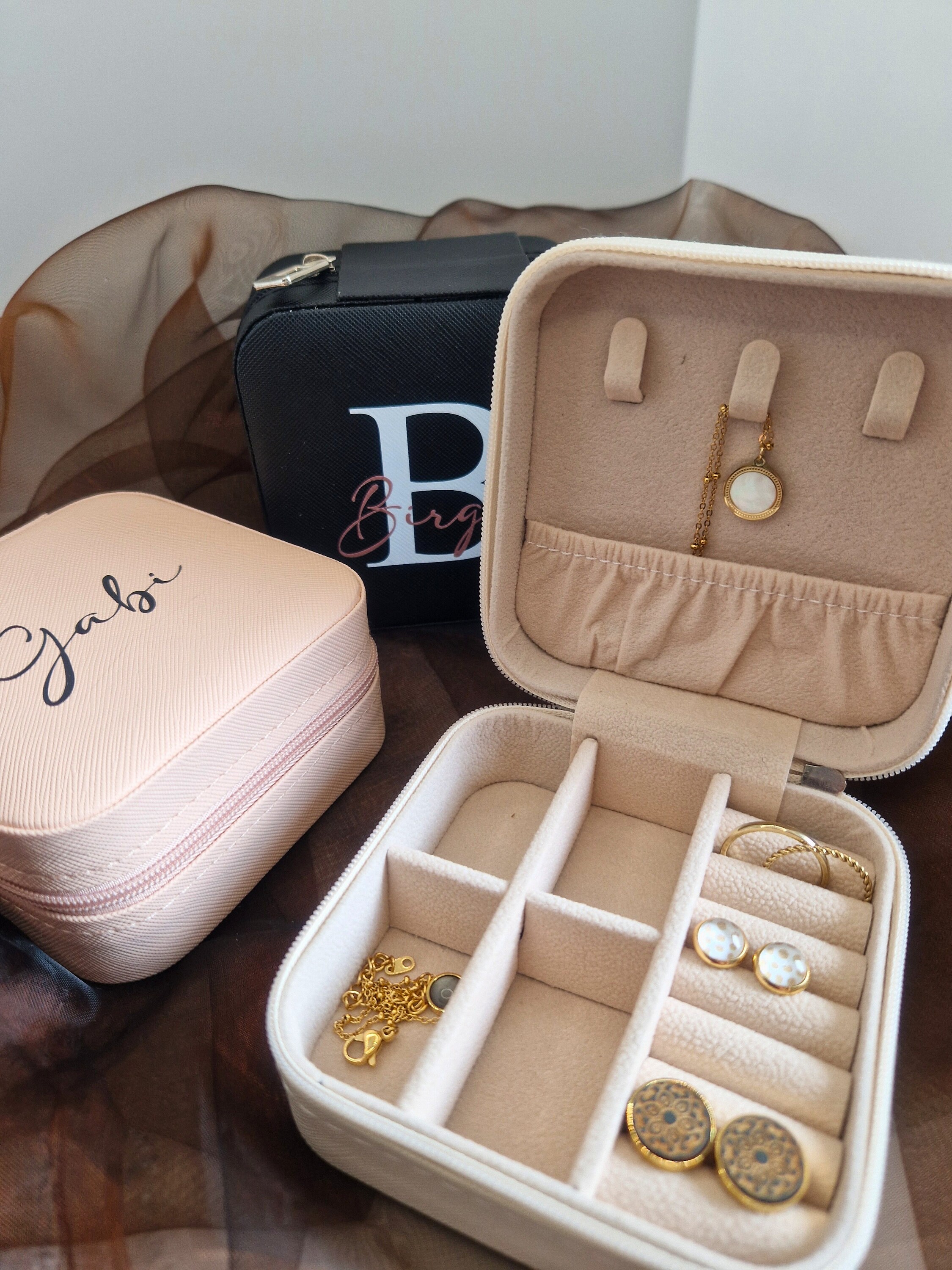 Vanilla Jewelry Box 60mm 2.4 Eco Friendly Cardboard Earrings Box