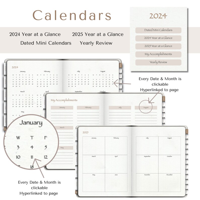 Digital Planner Goodnotes 2024 Planner Notability Planner Daily Weekly
