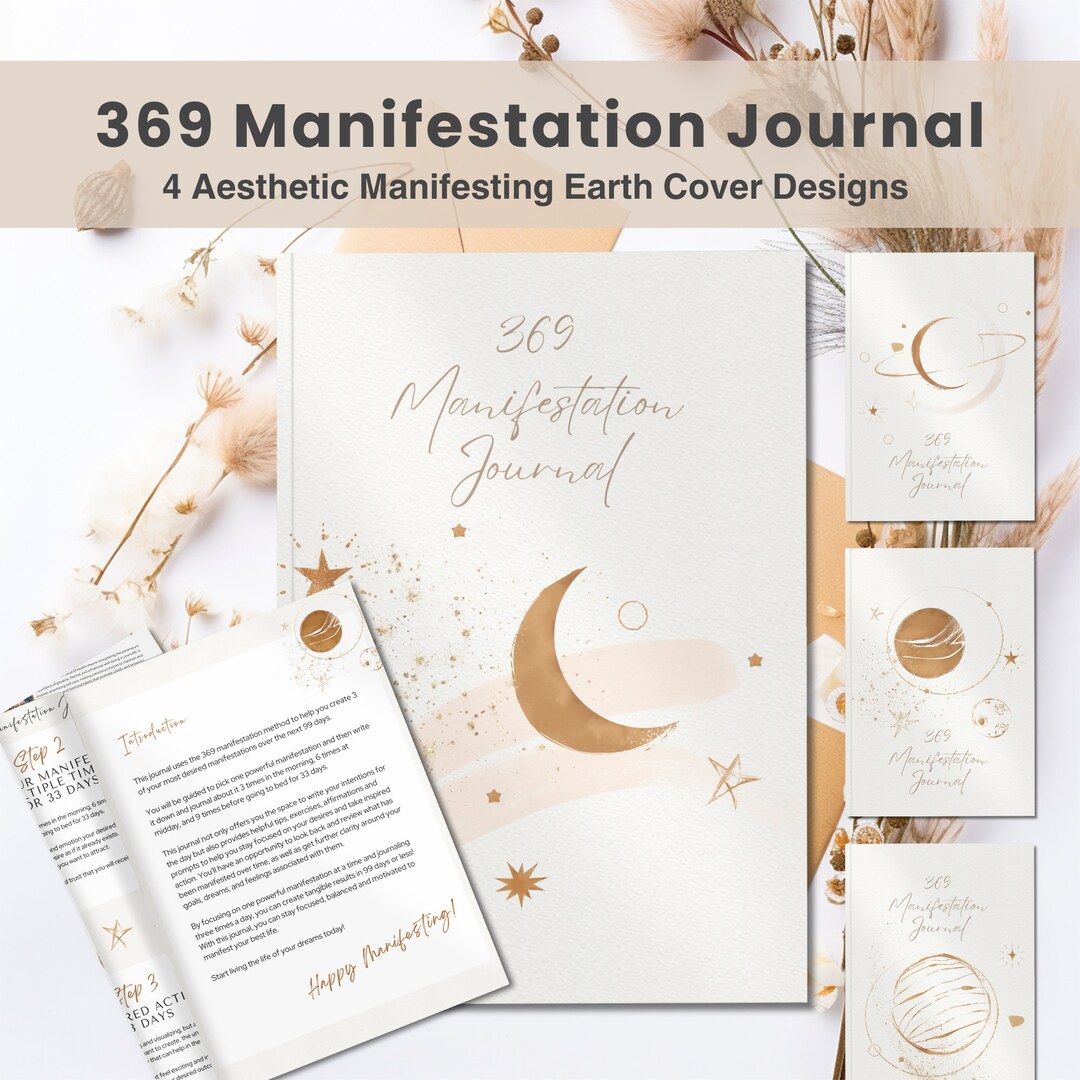 369 Manifesting Journal Printable Manifestation Journal 369 Method Guided Journal Law of ...