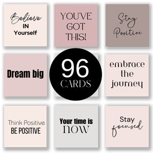 Cartes imprimables de citations inspirantes : messages édifiants pour boîtes à lunch, journaux et encouragements
