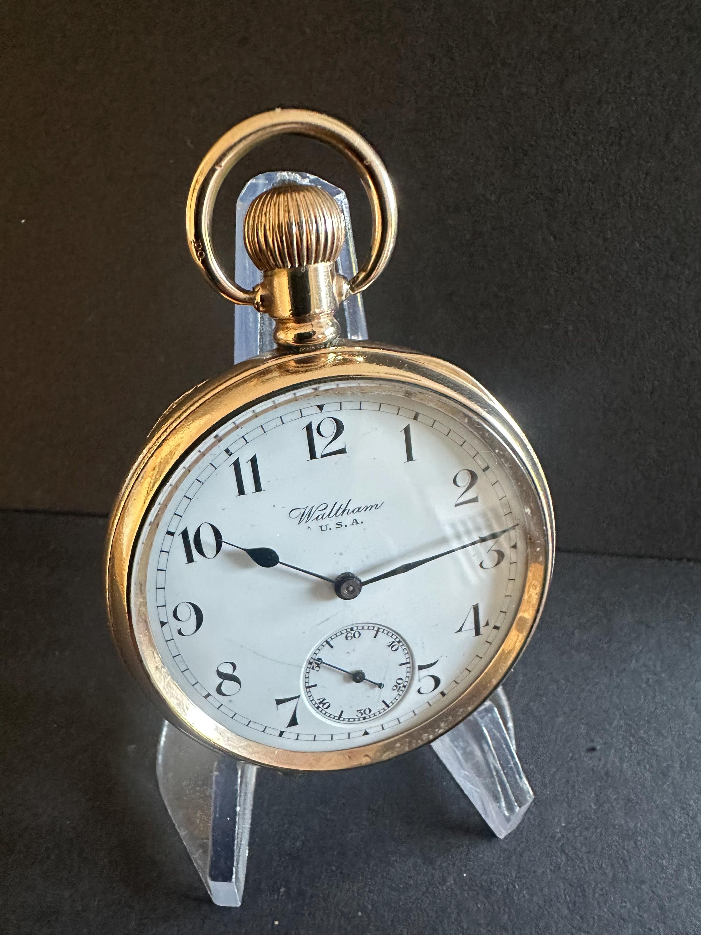 Waltham gold watch - Etsy 日本