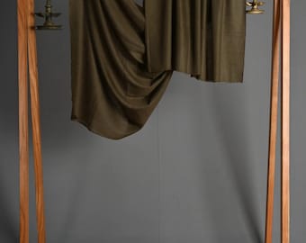 Alpine Green Super soft Cashmere wraps, bedroom wraps, Ideal winter wear, Warm and cozy, Hand spun in kashmir, Indian handmade presents