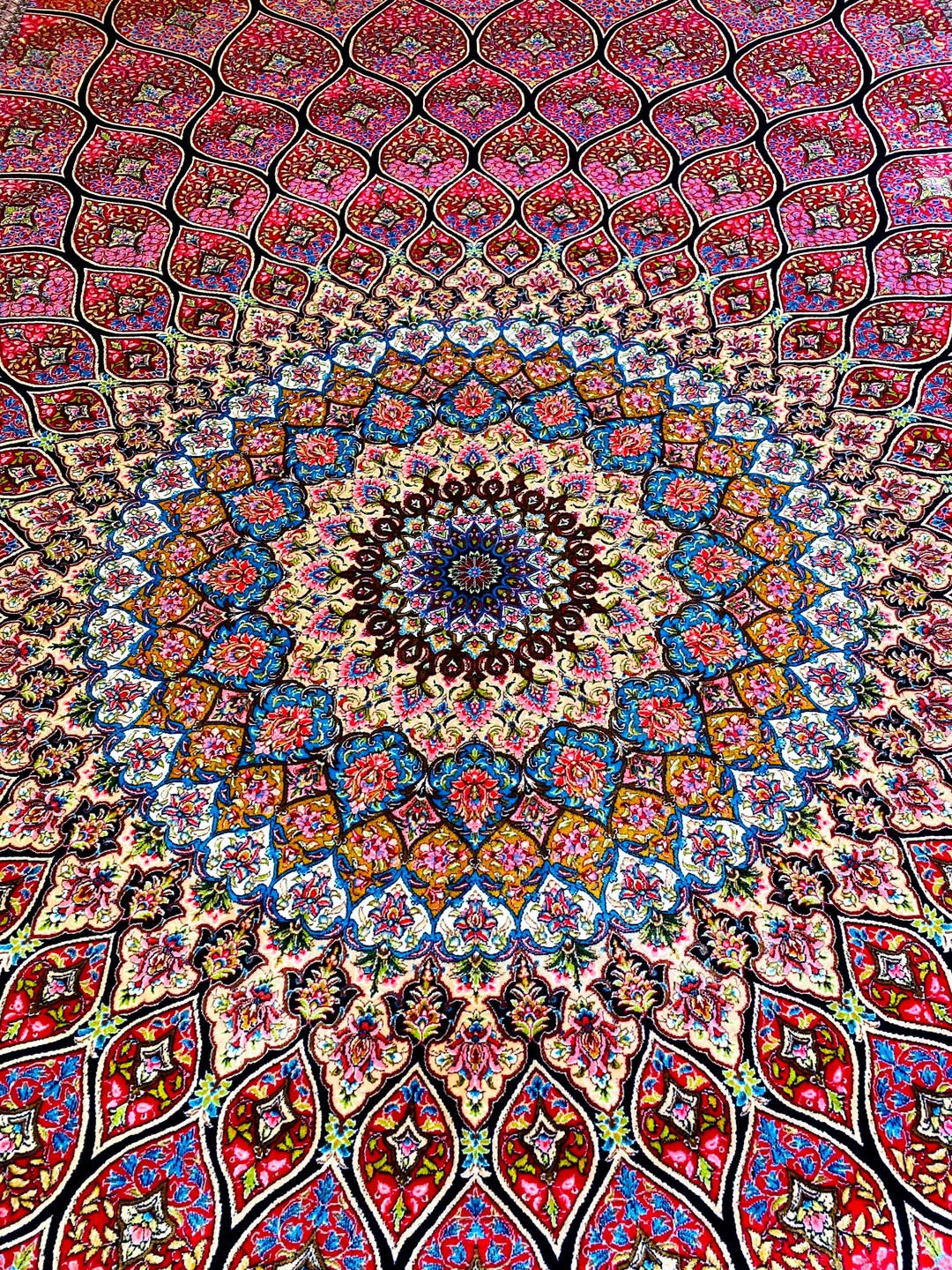 6x9 Ft Carpet, Red Mandala Rug, Red Carpet, Wall Hanging Rug, Authentic ...