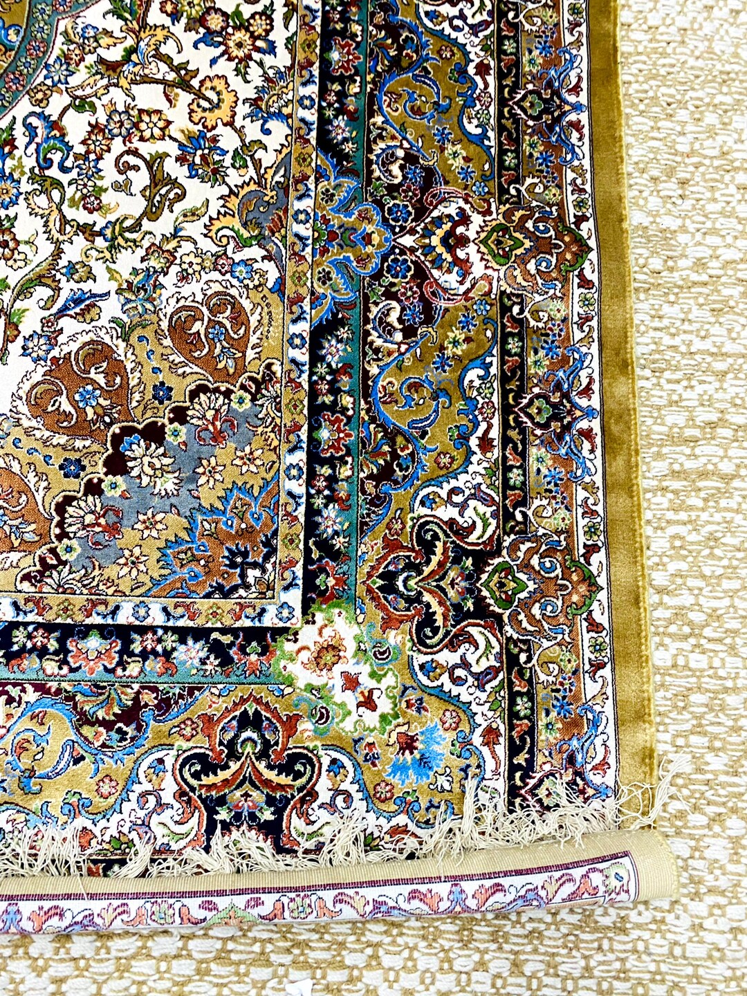 7x5 Ft Rug, Portrait Rugs, Arabian Design Rug, Premium Luxury, Beige ...