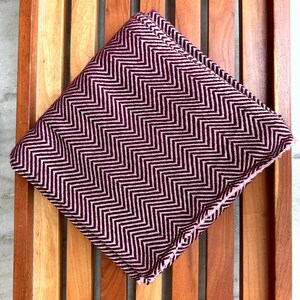 100% pure Wool Blanket / Extra Soft Handmade Knitted Blanket / Throw Travel / Lap Blanket / Handmade blanket Machine Washable, best gift