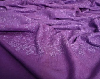 Marvelous Magenta Big Pashmina, Hand sozni embroidery, Hashidaar, King of wool, St&#39; Patrick&#39;s Day,  Marvelous Gifts, Best in Style, Fashion