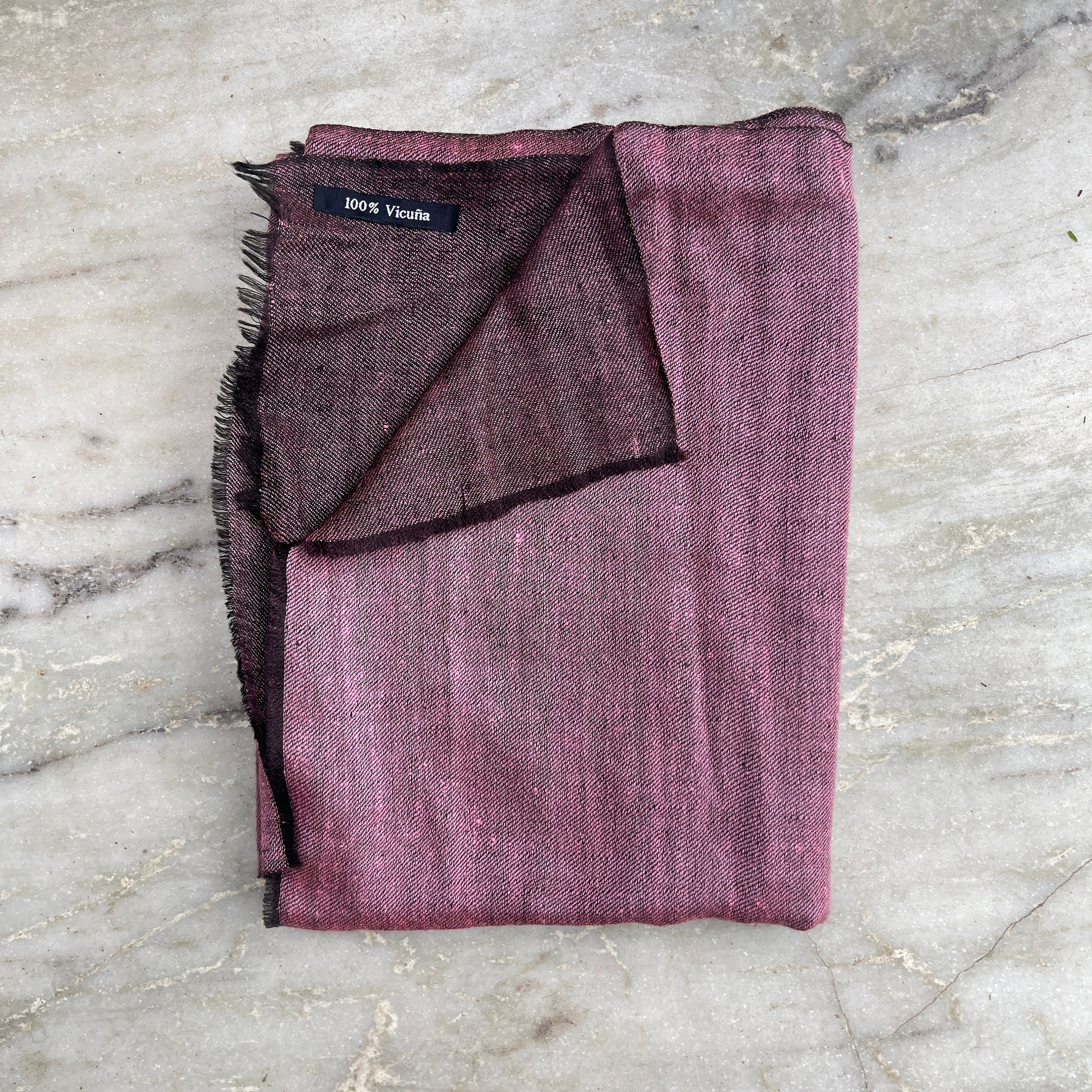 Guanaco Wool Guanaco Shawl, 100% Guanaco, Authentic Precious