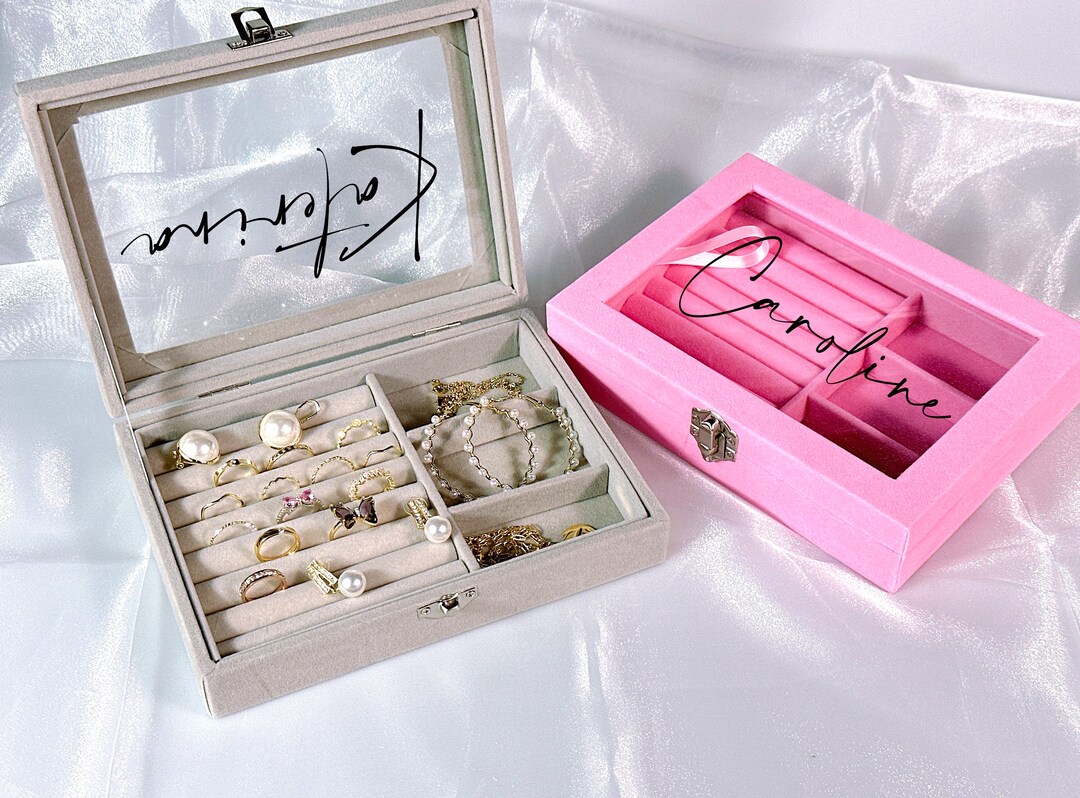 Personalized Jewelry Boxeswedding Gifts,birthday Gifts,thank You