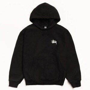 May include: Black hooded sweatshirt with a kangaroo pocket and white logo on the chest. The sweatshirt has a drawstring hood and ribbed cuffs and hem. The logo is a stylized, white graphic.