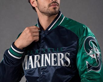 Vintage 90s Seattle Mariners Baseball Starter Jacket Bomber