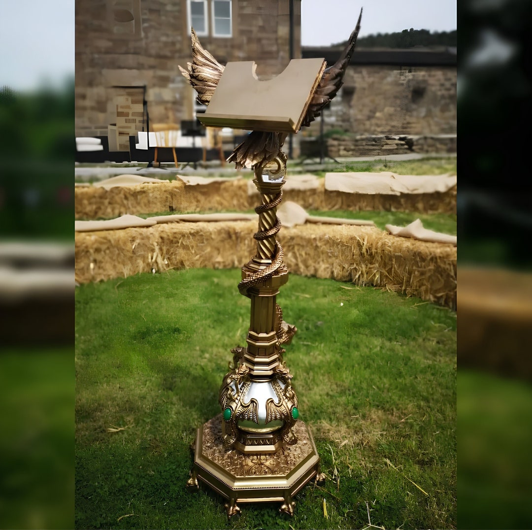 Dumbledore Owl Lectern Hogwarts Owl Rostrum Harry Potter Etsy