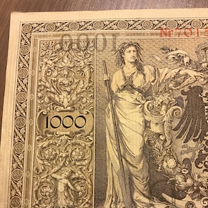 REICHSBANKNOTES. 1910, 1922, 1922