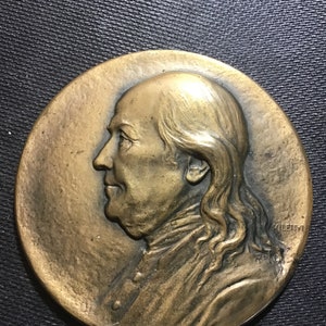 BRONZE MEDAL Ben Franklin