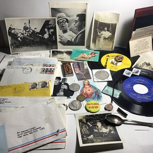 JUNK DRAWER. Vintage ephemera.