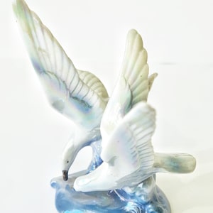 Porcelain figurine bird Seagull Carl Scheidig Germany