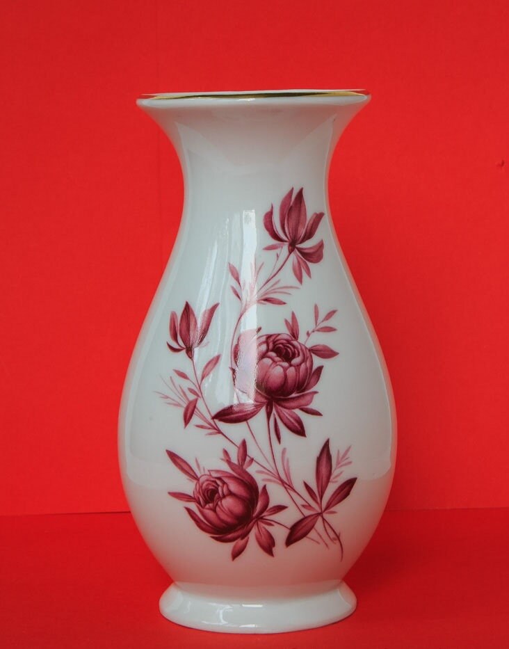 KPM 花瓶 磁器の花瓶 磁器メーカー KPM ドイツ 1960年代 - Etsy 日本