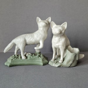 Porcelain figurine porcelain Fox Gorodnitsa USSR 1930
