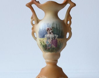 Antique porcelain vase Art Nouveau