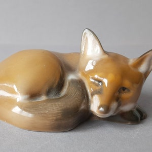 Porcelain figurine fox Rosenthal Germany
