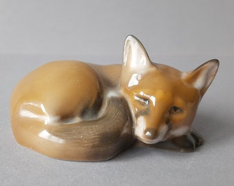 Porcelain figurine fox Rosenthal Germany