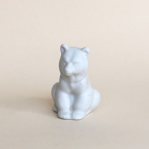 porcelain figurine sculpture bear old Gzhel USSR