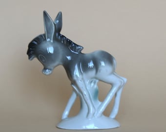 Porcelain figurine donkey Germany