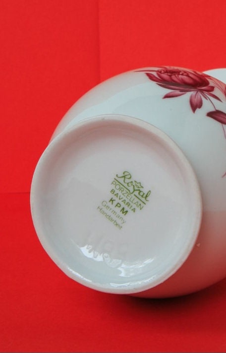 磁器の花瓶 磁器メーカー KPM ドイツ 1960年代 - Etsy 日本