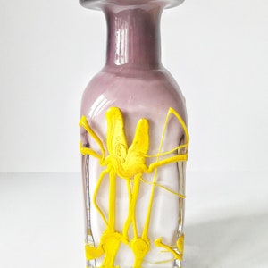 Colored glass vase GALICIAN GLASS Ukraine
