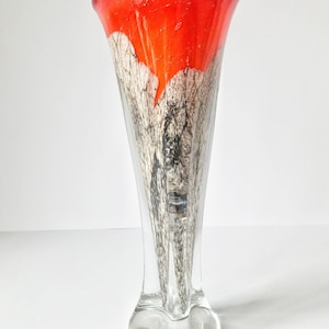 Colored glass vase GALICIAN GLASS Ukraine