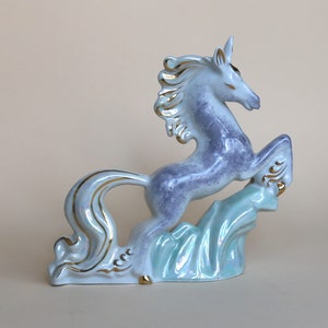 Porcelain figurine horse foal Humpbacked Horse Baranovsky Porcelain Factory USSR