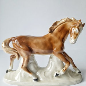 Porzellan Figur Pferd Heinz & Co Germany