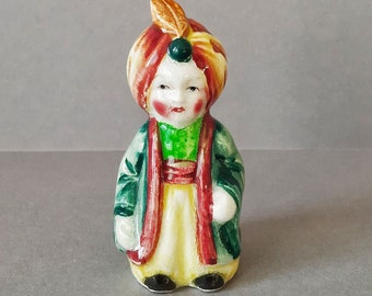 Porcelain figurine Boy Little Muk Japan 1930  Salt & Pepper Shaker