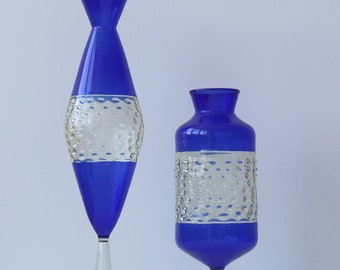 Vase Cobalt Colored Glass