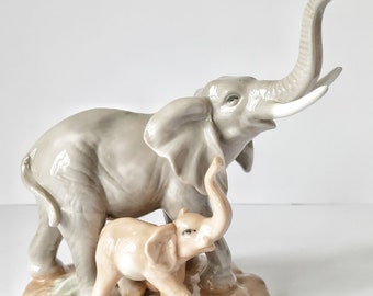 Porzellanfigur Elefant Spanien