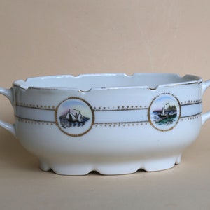 Vase bowl porcelain factory &quot;Proletary&quot; (Msta) USSR 1930