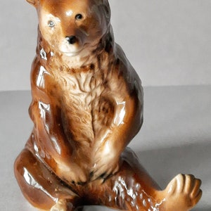 Porcelain figurine Sitzendorf Germany bear XIX century