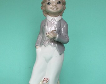 Figura de porcelana Niño España Casades Porcelanas