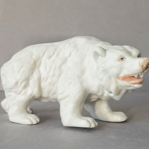 Porcelain figurine Bear Bohemia Austria-Hungary 19th century