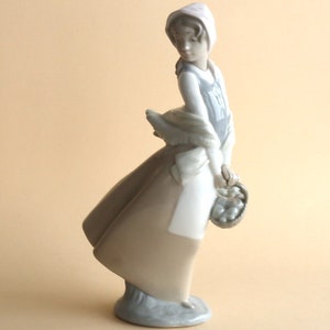 Porcelain figurine Girl Nao LLadro Spain