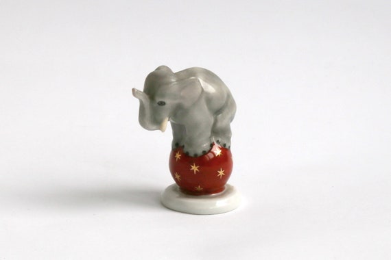ヘレンド/象置物/ハンガリー製 磁器の置物 球形の象 ヘレンド ハンガリー 1948年 - Etsy 日本