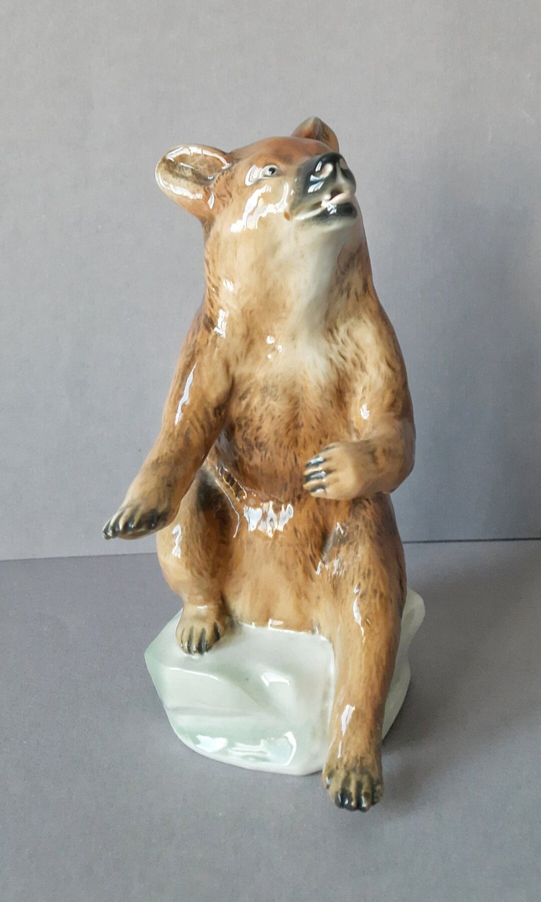 Porcelain Figurine Bear Aelteste Volkstedt Germany Etsy