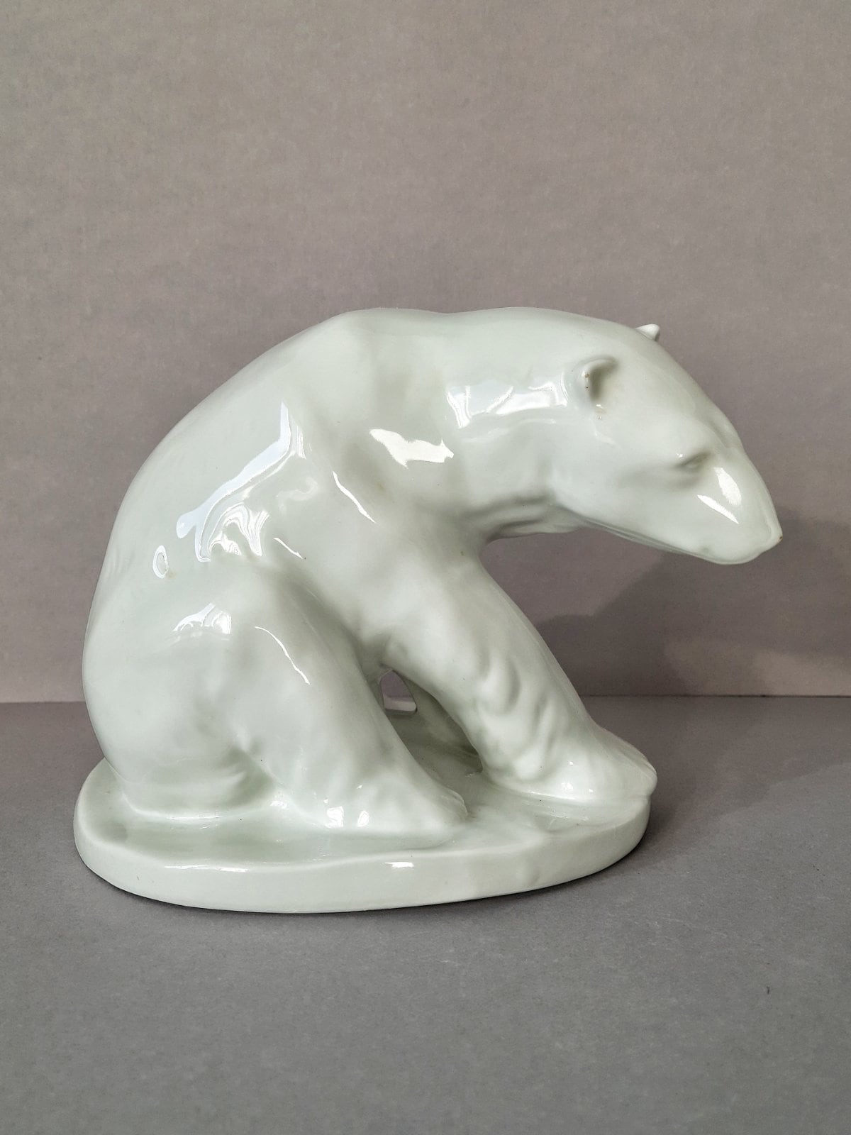 Porcelain figurine Large Polar Bear Bogucice Poland