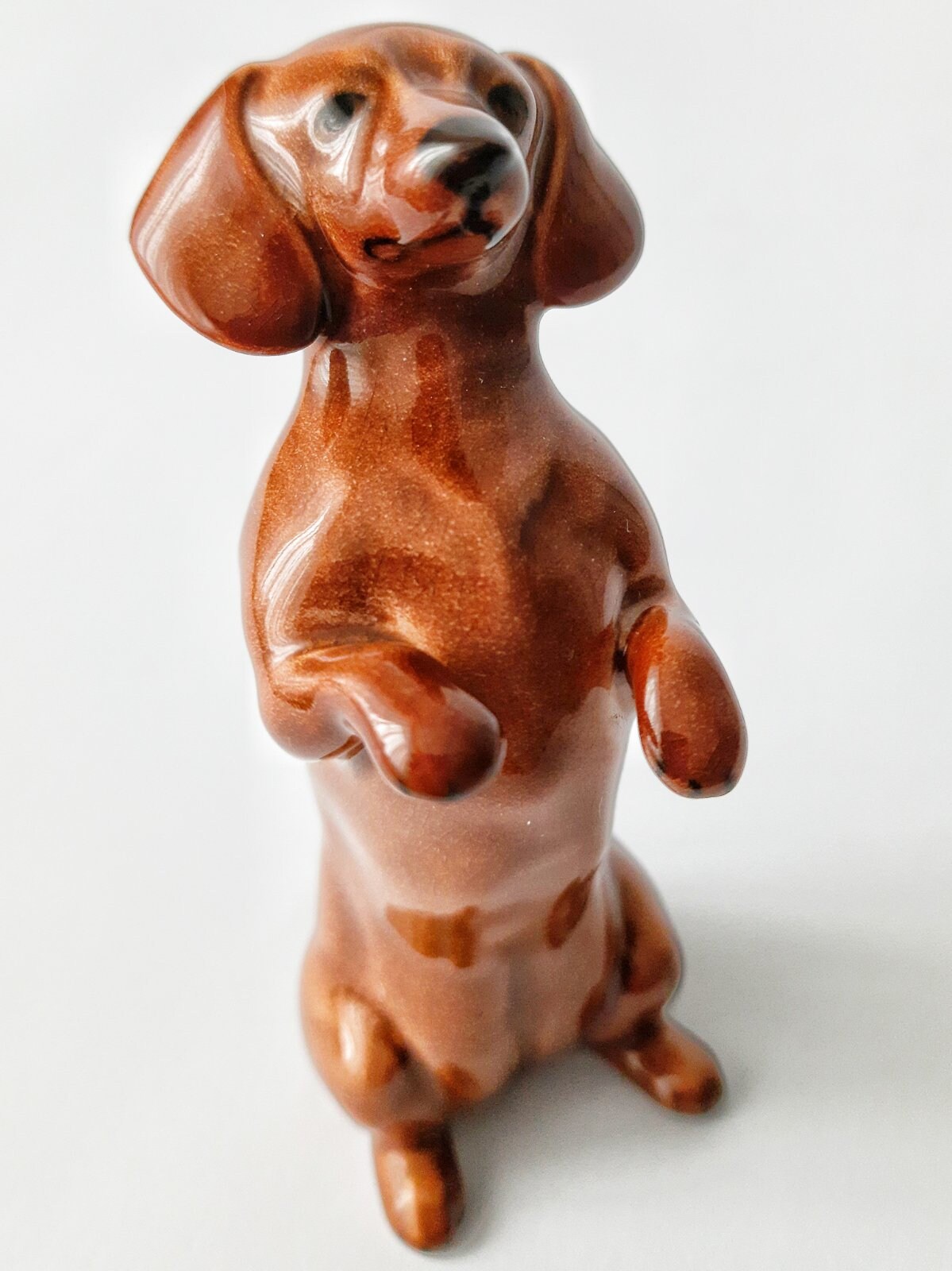 Porcelain Figurine Dog Dachshund England Beswick 1954 Etsy